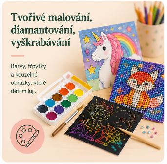 Tvořivé malování a diamantování