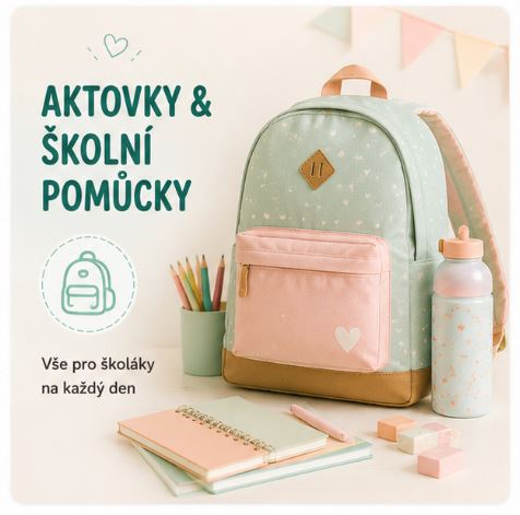Aktovky a školní pomůcky